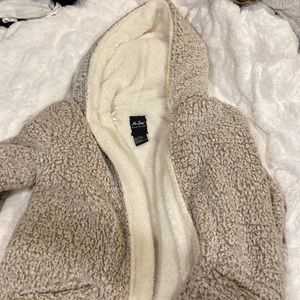 beige teddy in large